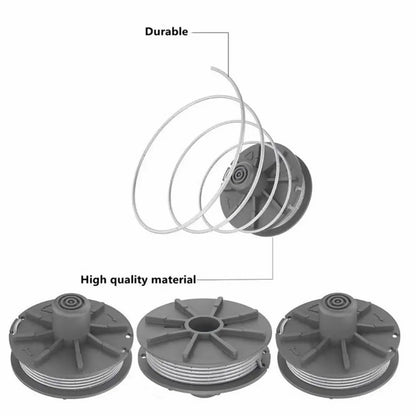 3Pcs Spools for Gardena 5307-20 Lawn Mower Wire Reels Replacement Parts