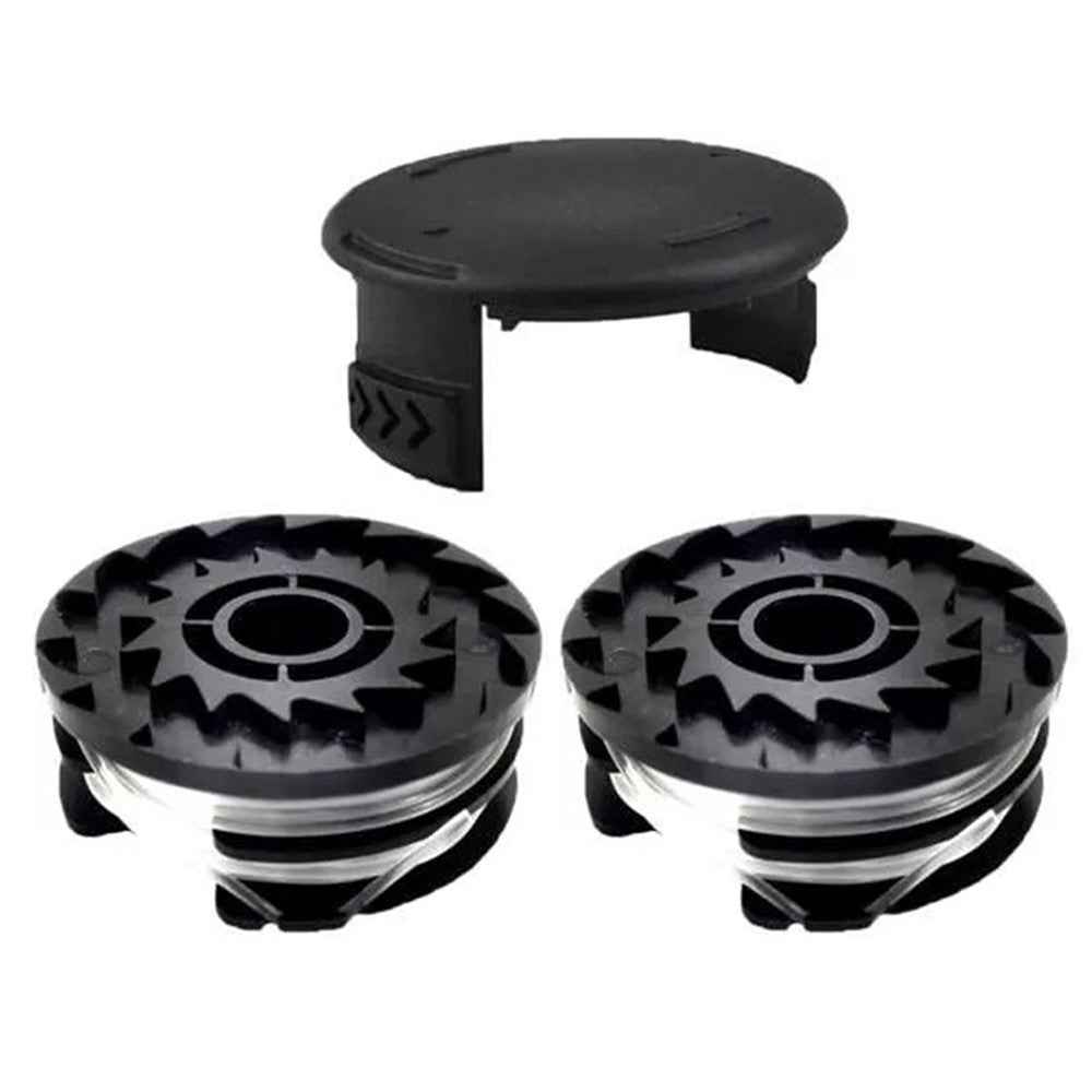 For Parkside Lawn Mower 2 Spool + Grass Trimmer Spool Cap, TLP-01 / TLP-01-1