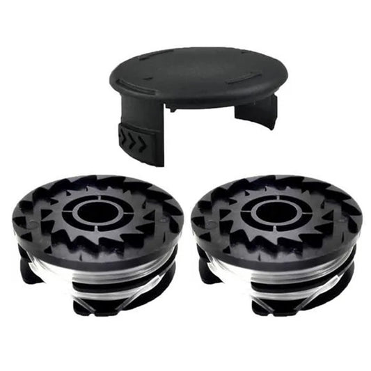 For Parkside Lawn Mower 2 Spool + Grass Trimmer Spool Cap, TLP-01 / TLP-01-1