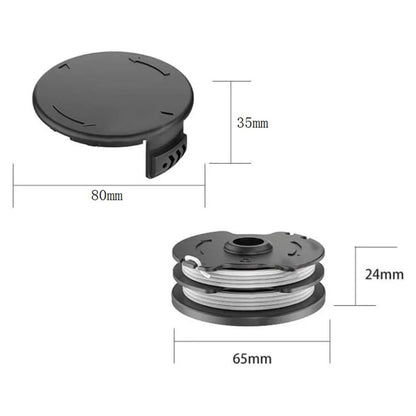 For Parkside Lawn Mower 2 Spool + Grass Trimmer Spool Cap, TLP-01 / TLP-01-1