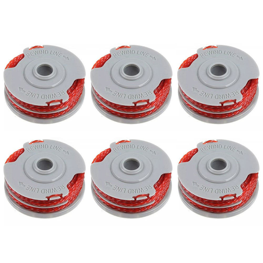 6Pcs Replacement Spools for Flymo Contour 500XT / Power Trim 500XT Lawn Mower Wire Reels, FLY021 / 513937190