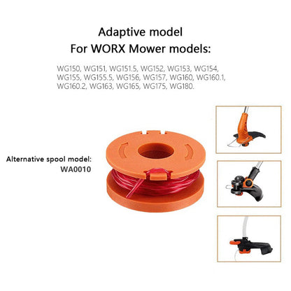 4PCS Nylon Wire Rope for Worx Lawn Mower Replacement Spool WA0010