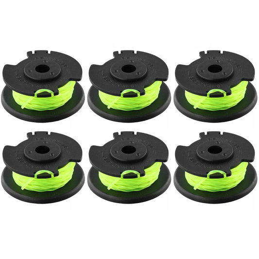 6Pcs Replacement Line Spool for Ryobi RLT36B33 / RY36LT33A-0 36V Lawn Mower Wire Reel, RAC143