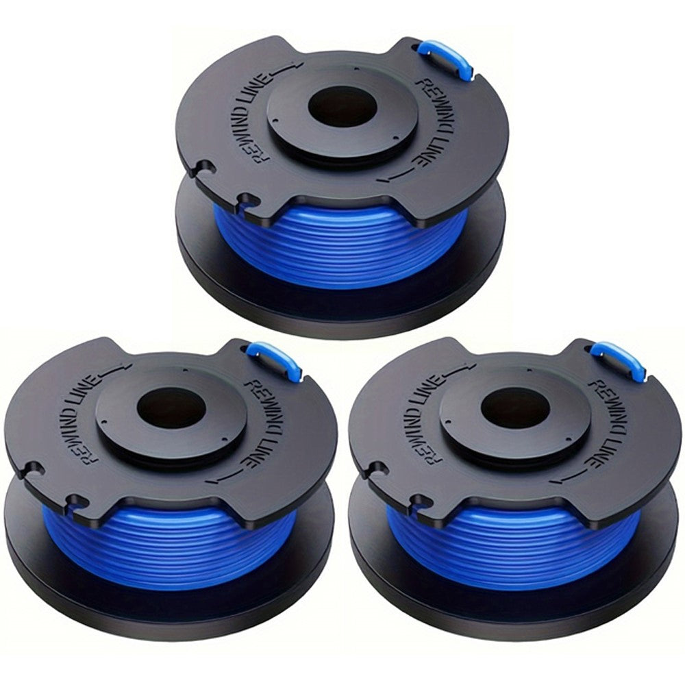 3Pcs for Ryobi 18V / 24V / 40V Lawn Mower Replacement Line Spools, AC14RL3A