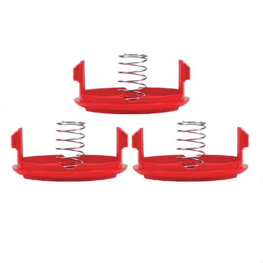 For Craftsman CMCST900 / CMCST910 Lawn Mower 3 Spool Cap + 3 Spring, CMZST120SC