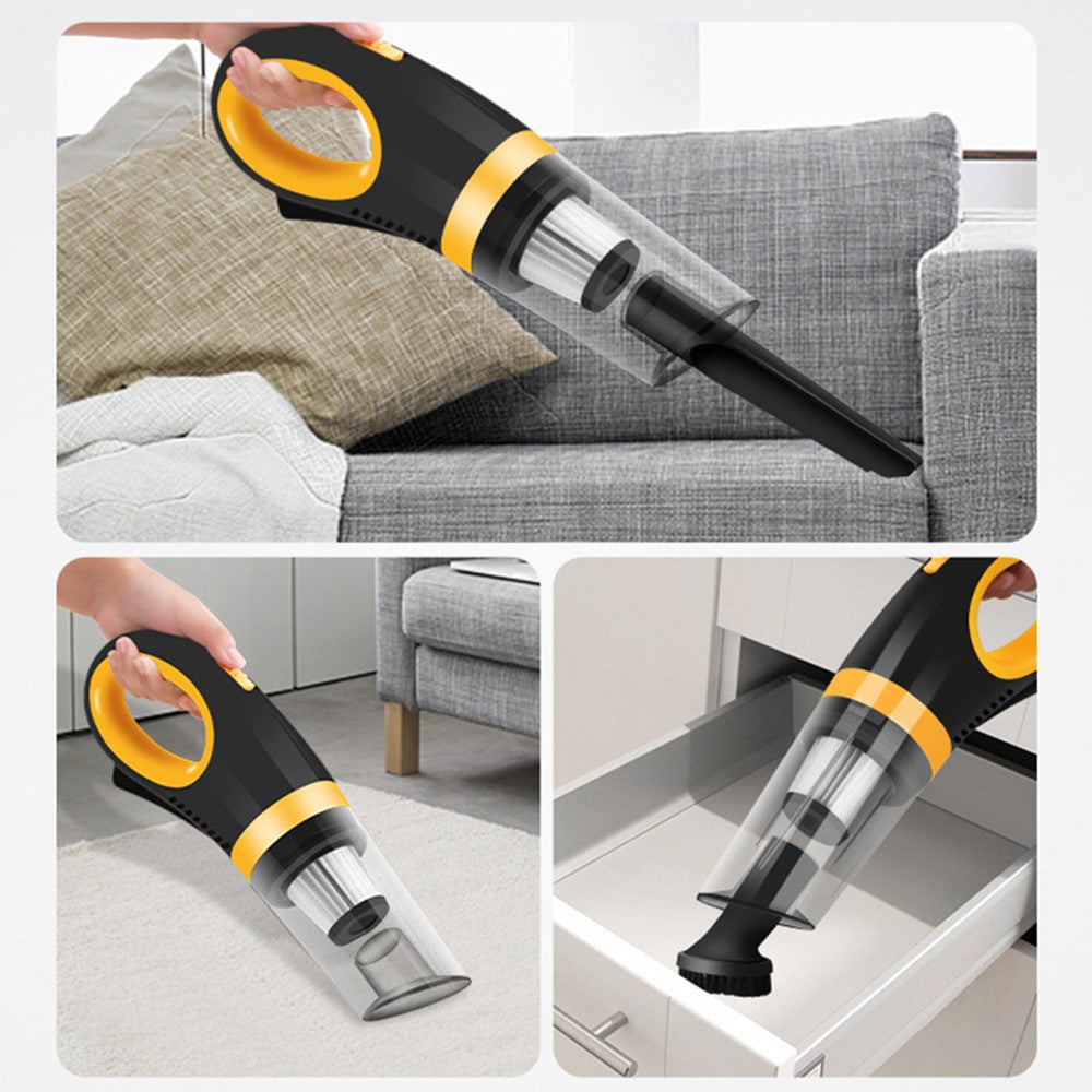 SUITU ST-6610C Car Home Vacuum Cleaner Wireless Rechargeable Wet / Dry Dual-use Handheld Vehicle Vacuum Cleaner