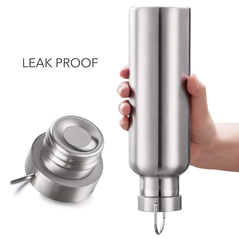 350ml Stainless Steel Water Bottle with Handle Outdoor Sports Insulated Cup (BPA Free, No FDA)