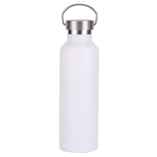 600ml Stainless Steel Water Bottle with Handle Outdoor Sports Insulated Cup (BPA Free, No FDA)