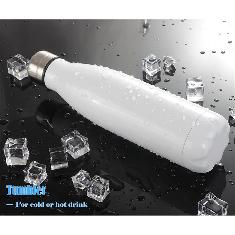 JUNSUNMAY 750ml 304 Stainless Steel Double Layer Insulated Cup Office School Gym Water Bottle (BPA-Free, No FDA Certification)