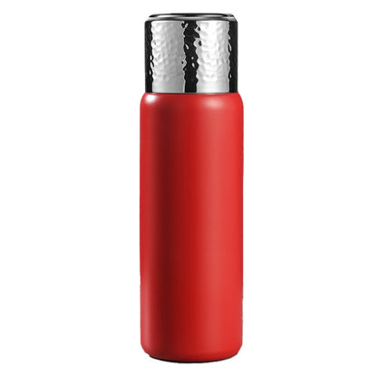 430ml Hammered Texture Lid 316 Stainless Steel Insulated Water Bottle with Tea Strainer (BPA-Free, No FDA Certification)