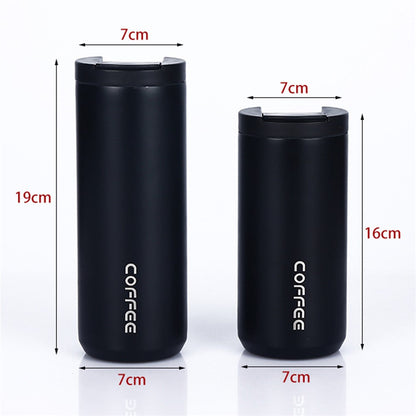 400ml 304 Stainless Steel Insulated Coffee Cup Car Home Water Bottle (BPA-Free, No FDA Certification)