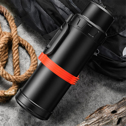 TEAHOO 2500ML 316 Stainless Steel Insulated Cup Home Outdoor Water Bottle (BPA-Free, No FDA)