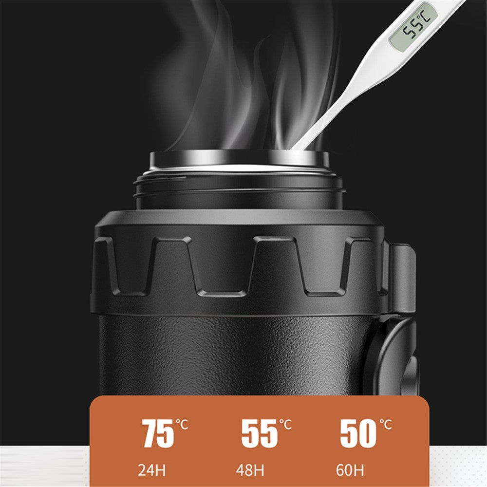 TEAHOO 2500ML 316 Stainless Steel Insulated Cup Home Outdoor Water Bottle (BPA-Free, No FDA)