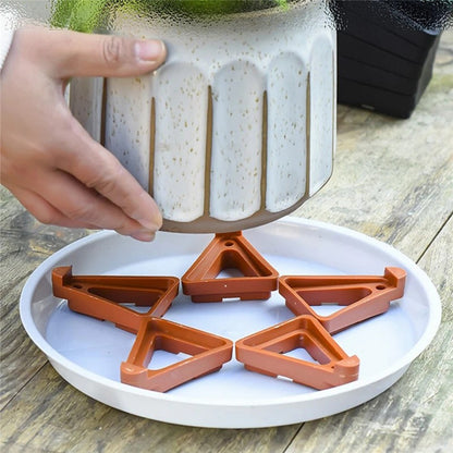 12Pcs Gardening Flower Pot Foot Pad PP Ventilation Plant Pot Heighten Base