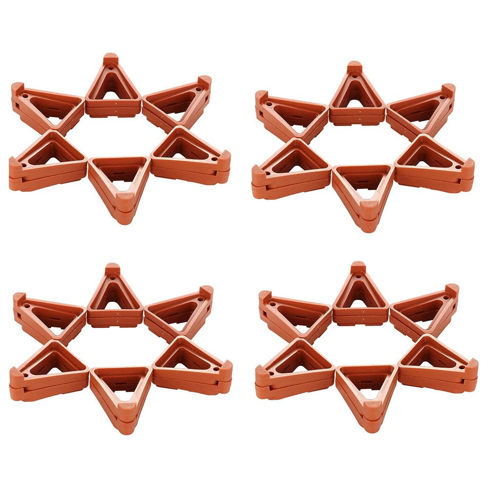 12Pcs Gardening Flower Pot Foot Pad PP Ventilation Plant Pot Heighten Base