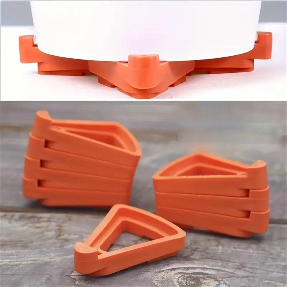12Pcs Gardening Flower Pot Foot Pad PP Ventilation Plant Pot Heighten Base