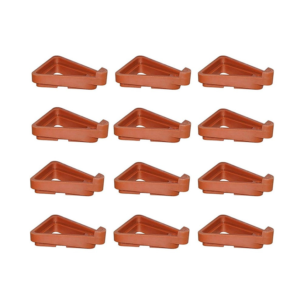 12Pcs Gardening Flower Pot Foot Pad PP Ventilation Plant Pot Heighten Base