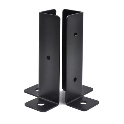 2Pcs Gazebo Bracket Kit Post Base Connector for Pergola Fence Patio Adjustable Metal Support