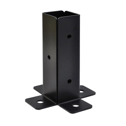 2Pcs Gazebo Bracket Kit Post Base Connector for Pergola Fence Patio Adjustable Metal Support