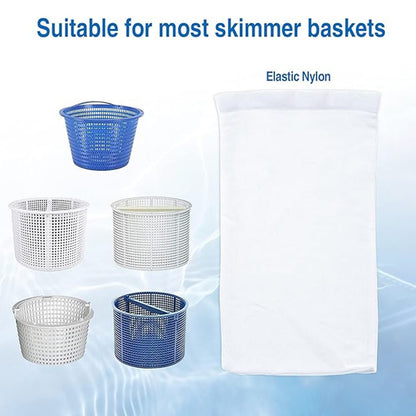 5Pcs Pool Skimmer Socks Nylon Filter Net Debris Bag Basket Liner for Swimming Pool