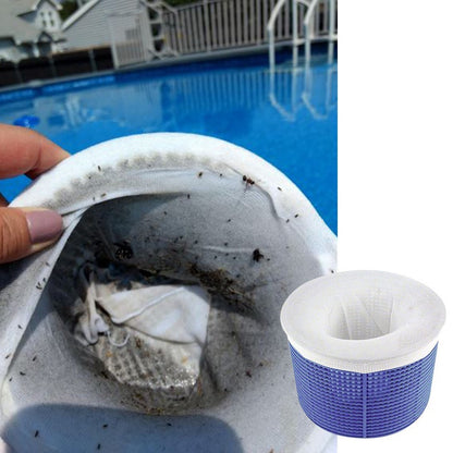 10Pcs Pool Skimmer Socks Nylon Filter Net Debris Bag Basket Liner for Swimming Pool