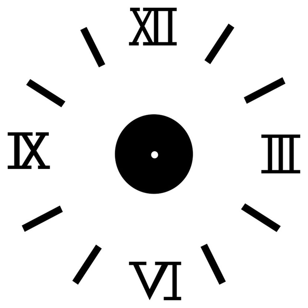 Mirror Wall Stickers DIY Home Decoration Wall Clocks Sticker