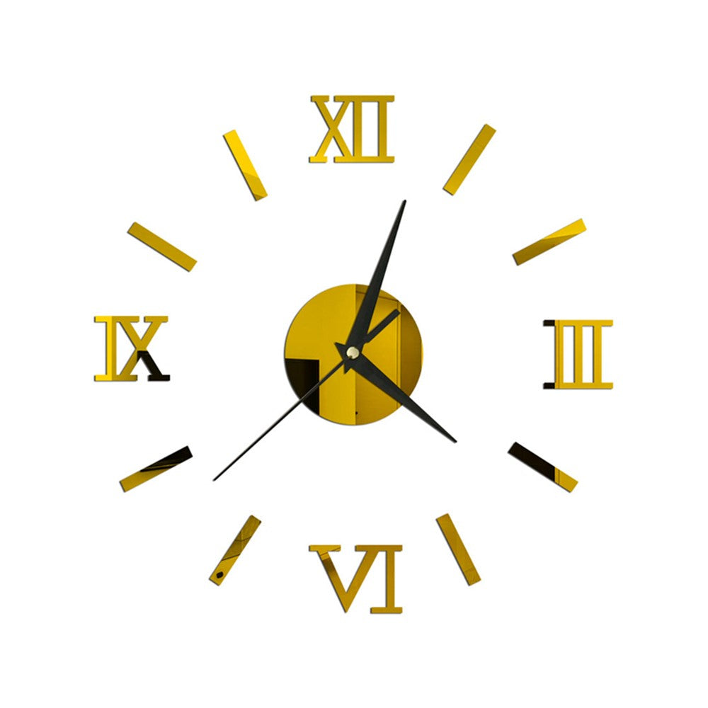 Mirror Wall Stickers DIY Home Decoration Wall Clocks Sticker