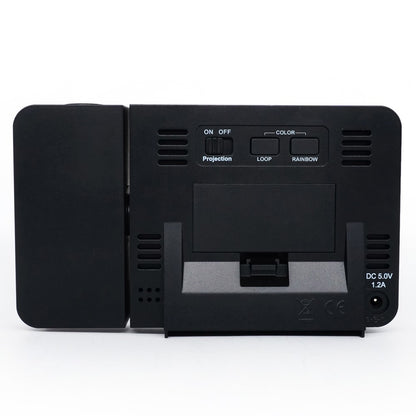FJ3531B 8 Colors Screen Projection Weather Station Alarm Clock Indoor Outdoor Temperature Digital Clock With Snooze