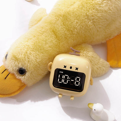 C3 Kid's Alarm Clock Digital Cute Bedside Clock Countdown Function Children's Sleep Trainer Snooze Traning Tool for Boys and Girls