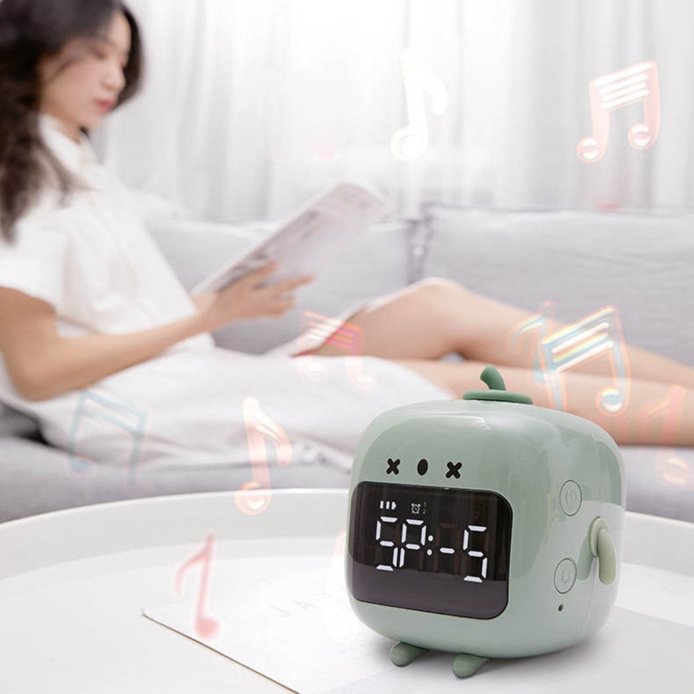 C3 Kid's Alarm Clock Digital Cute Bedside Clock Countdown Function Children's Sleep Trainer Snooze Traning Tool for Boys and Girls