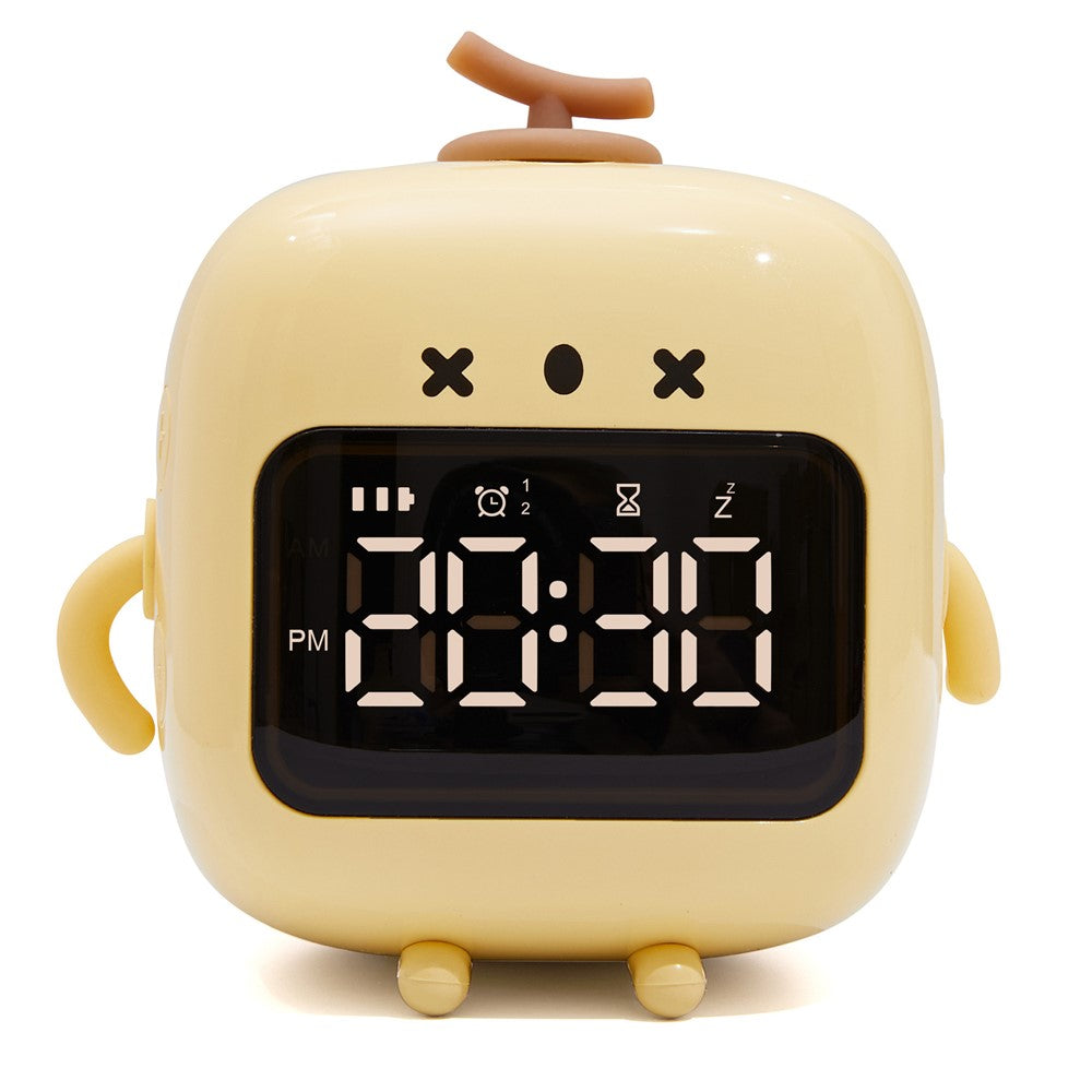 C3 Kid's Alarm Clock Digital Cute Bedside Clock Countdown Function Children's Sleep Trainer Snooze Traning Tool for Boys and Girls