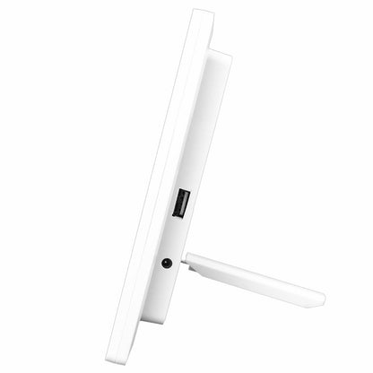 DDC-8009 8 inch Digital Display Alarm Clock 8 Groups Alarm Desktop Clock Machine Auto Adjust Brightness Elderly Alarm Clock