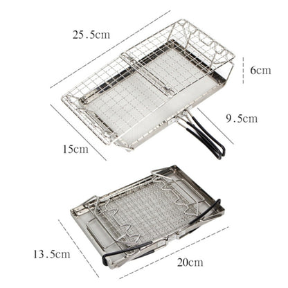 Outdoor Camping Stainless Steel Bread Rack Folding Portable BBQ Grill Rack (No FDA, BPA-Free)