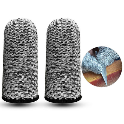 10Pcs Finger Cots 5-Level Cut Resistant Finger Protection Covers for Garden Picking Carving Kitchen Work