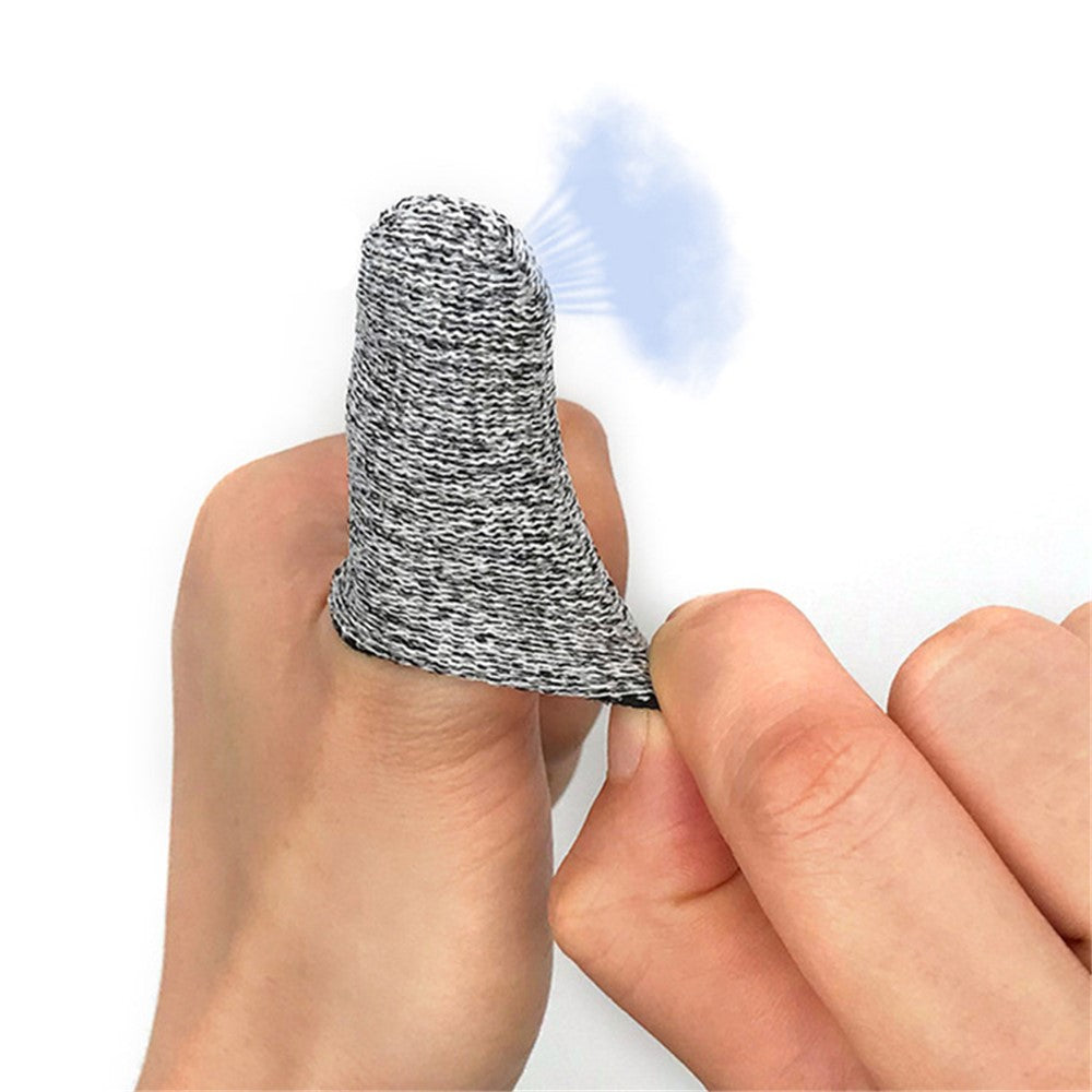 10Pcs Finger Cots 5-Level Cut Resistant Finger Protection Covers for Garden Picking Carving Kitchen Work