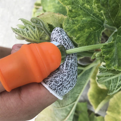 10Pcs Finger Cots 5-Level Cut Resistant Finger Protection Covers for Garden Picking Carving Kitchen Work