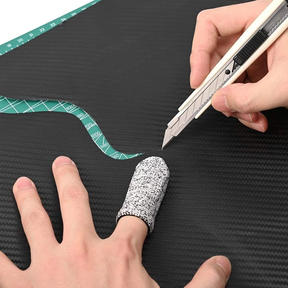 10Pcs Finger Cots 5-Level Cut Resistant Finger Protection Covers for Garden Picking Carving Kitchen Work