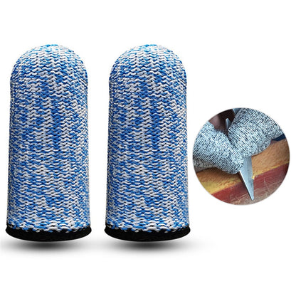 10Pcs Finger Cots 5-Level Cut Resistant Finger Protection Covers for Garden Picking Carving Kitchen Work