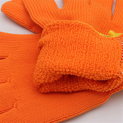 10 Pairs Thicken Knitted Gloves Terry Lining Breathable Labor Protection Gloves