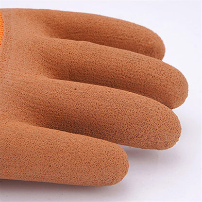 10 Pairs Winter Warm Thicken Knitted Gloves Terry Lining Labor Protection Gloves