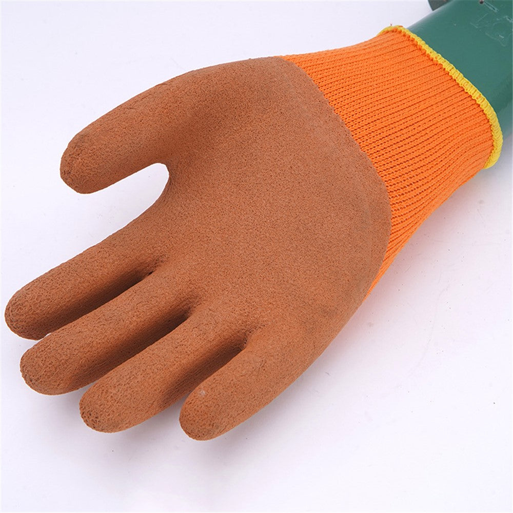 10 Pairs Winter Warm Thicken Knitted Gloves Terry Lining Labor Protection Gloves