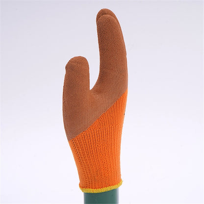 10 Pairs Winter Warm Thicken Knitted Gloves Terry Lining Labor Protection Gloves