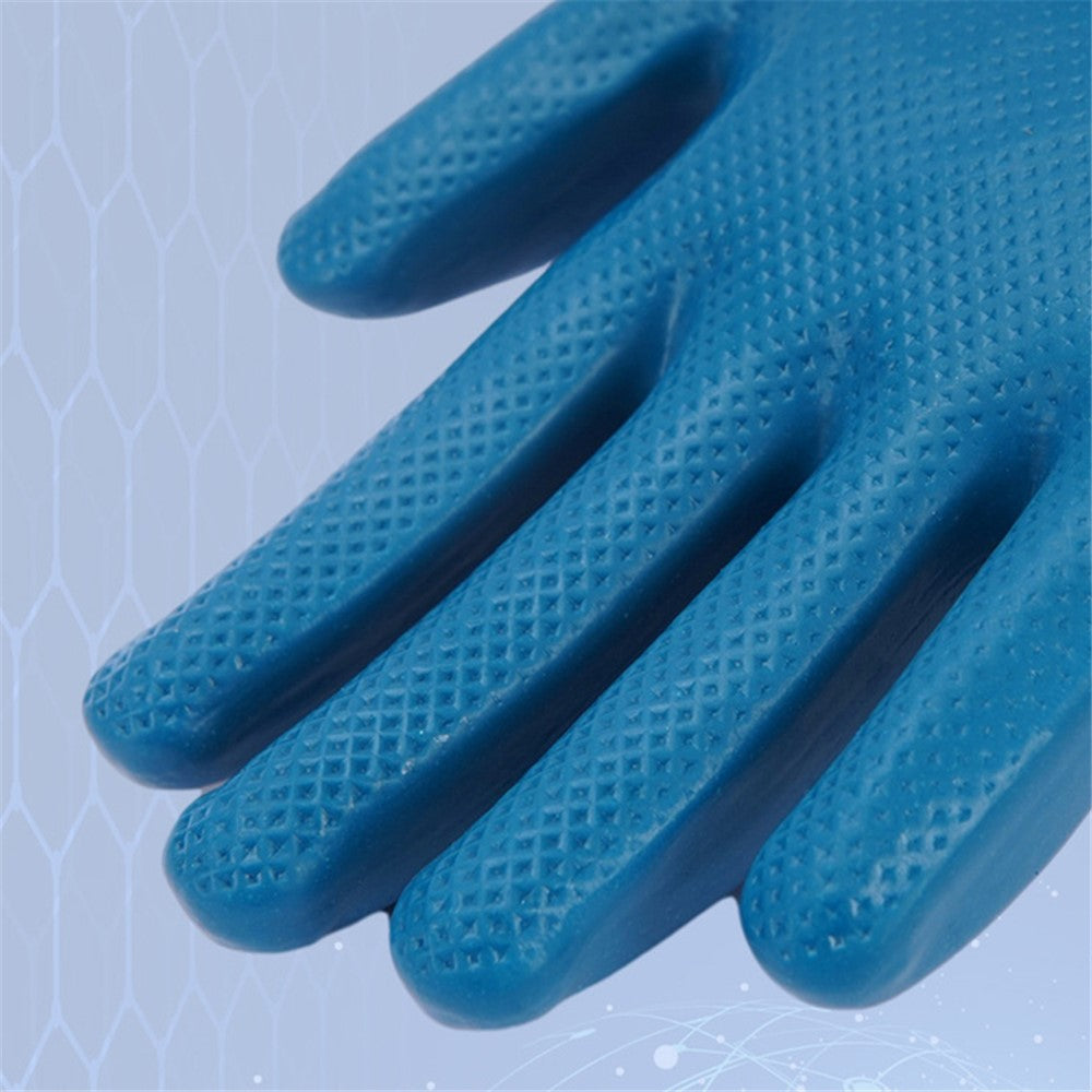CHUANGSHI 12 Pairs Latex Safety Gloves Non-Slip Breathable Gloves for Industrial Work