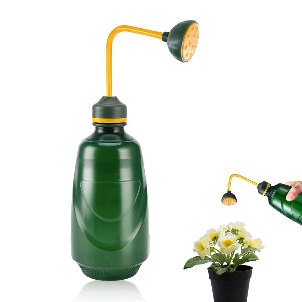 Long Spout Watering Can Squeeze Handle Thin Nozzle Bent Neck Plant Sprayer for Indoor Gardening / Houseplants