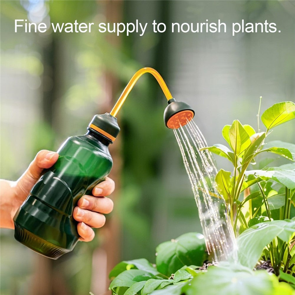 Long Spout Watering Can Squeeze Handle Thin Nozzle Bent Neck Plant Sprayer for Indoor Gardening / Houseplants