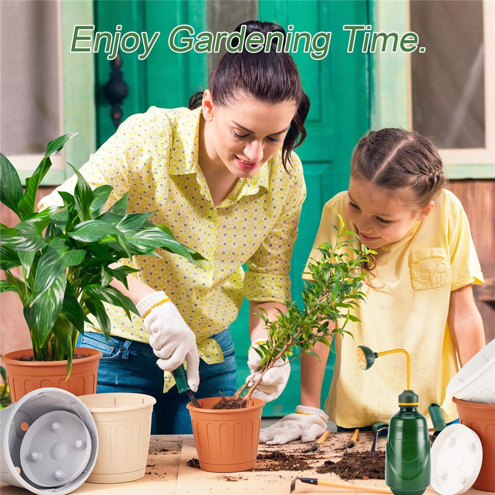Long Spout Watering Can Squeeze Handle Thin Nozzle Bent Neck Plant Sprayer for Indoor Gardening / Houseplants