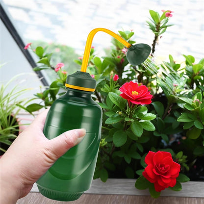 Long Spout Watering Can Squeeze Handle Thin Nozzle Bent Neck Plant Sprayer for Indoor Gardening / Houseplants