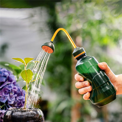 Long Spout Watering Can Squeeze Handle Thin Nozzle Bent Neck Plant Sprayer for Indoor Gardening / Houseplants