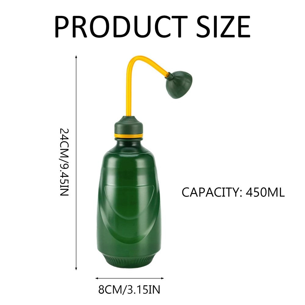 Long Spout Watering Can Squeeze Handle Thin Nozzle Bent Neck Plant Sprayer for Indoor Gardening / Houseplants