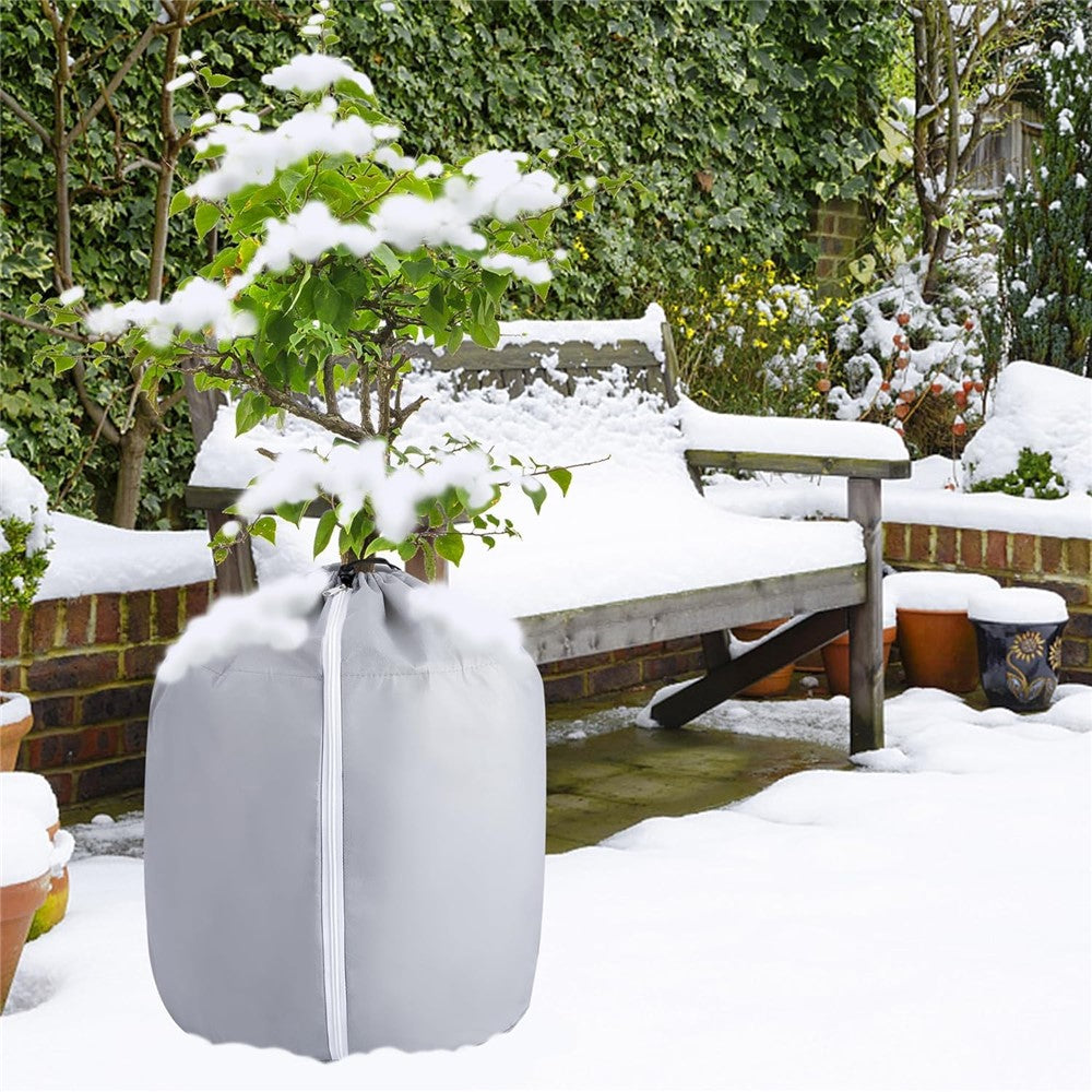 65 x 70cm Plant Frost Protection Cover Garden Tree Anti-Freeze Insulation Bag Oxford Fabric Eco-Friendly Pot Shield